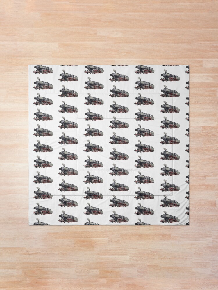 Thumbnail 1 of 6, Comforter, Steam Train designed and sold by roggcar.