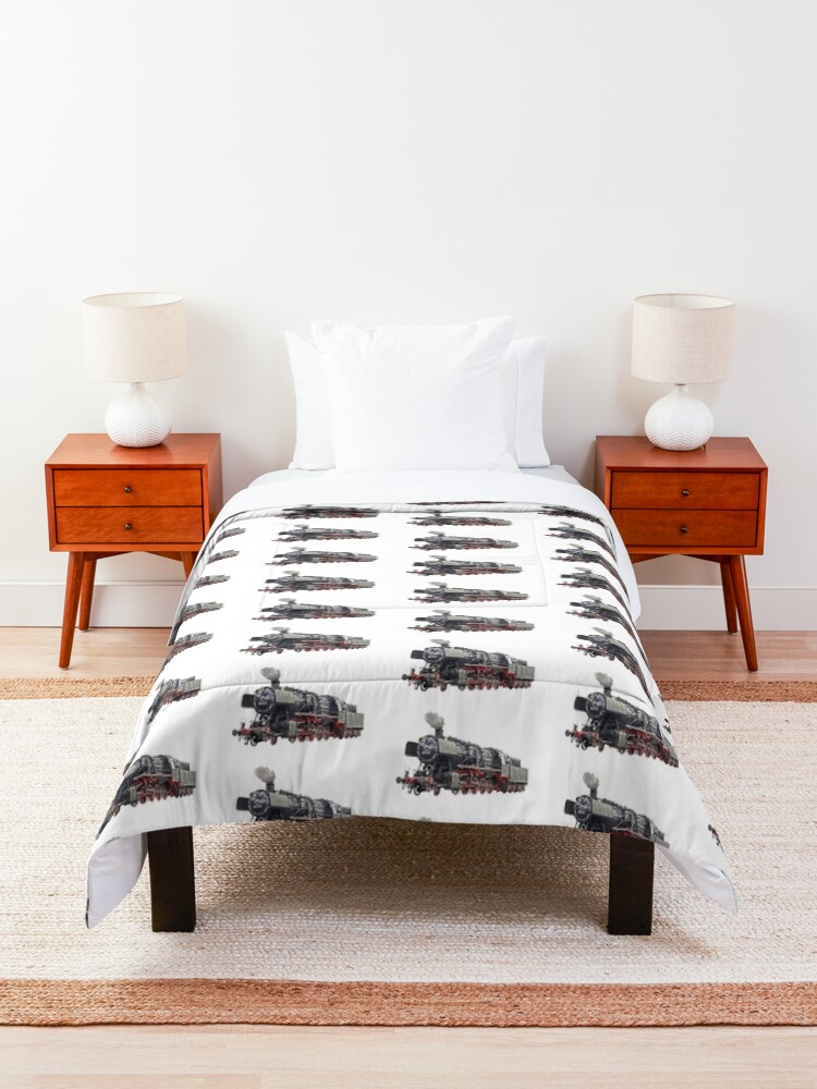 Thumbnail 3 of 6, Comforter, Steam Train designed and sold by roggcar.