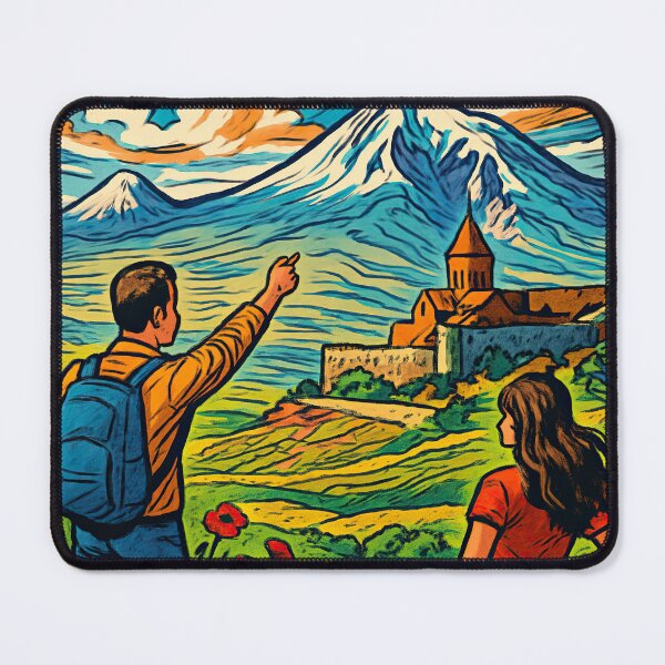 Item preview, Armenia landscape | Comics style - Cartoon designed and sold by ComicsFactory.