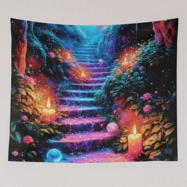 Item preview, Stairway to the Cosmos in the Enchanted Garden designed and sold by Mianku | Für das Leben.