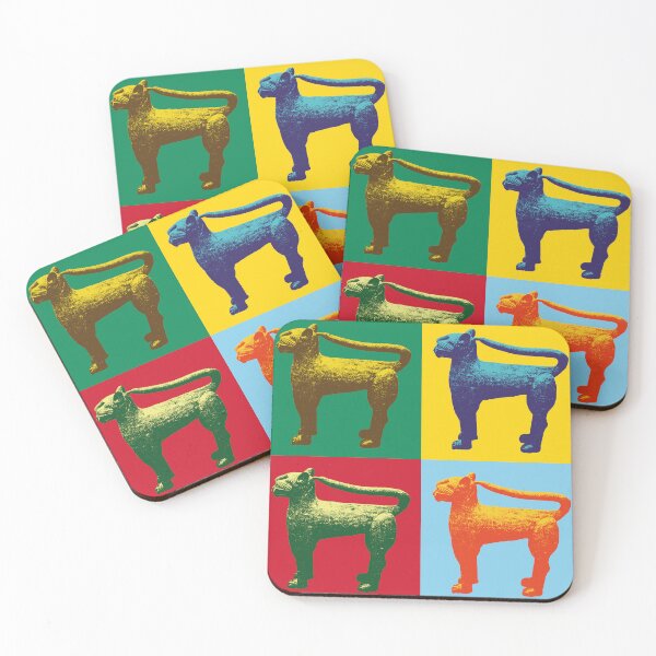 Item preview, Through The Warhol: Vibrant Pop Art with Bronze Leopards designed and sold by MammothArt.