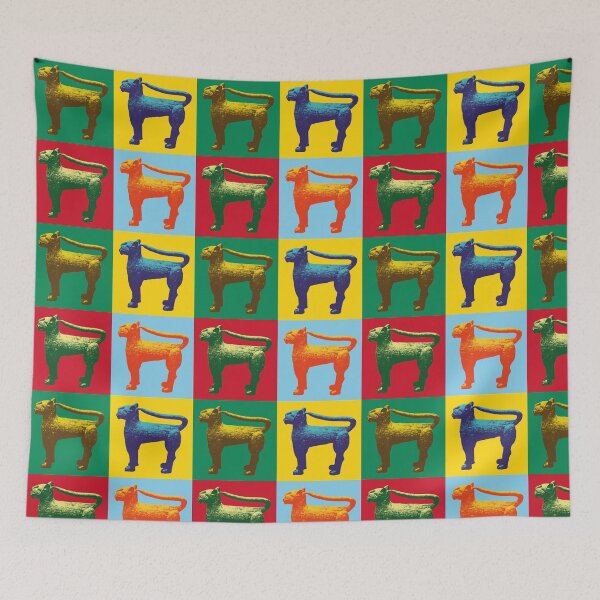 Item preview, Through The Warhol: Vibrant Pop Art with Bronze Leopards designed and sold by MammothArt.