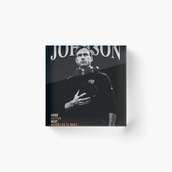 Item preview, Ben Johnson Chicago Football Monochrome Gritty Portrait Graphic designed and sold by bullnizomona.