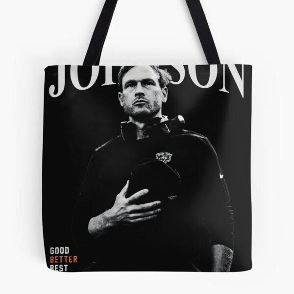 Item preview, Ben Johnson Chicago Football Monochrome Gritty Portrait Graphic designed and sold by bullnizomona.