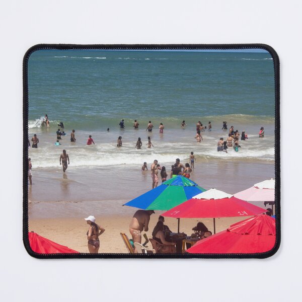 Item preview, A beach full of people and umbrellas 2 designed and sold by felipequeiroz.
