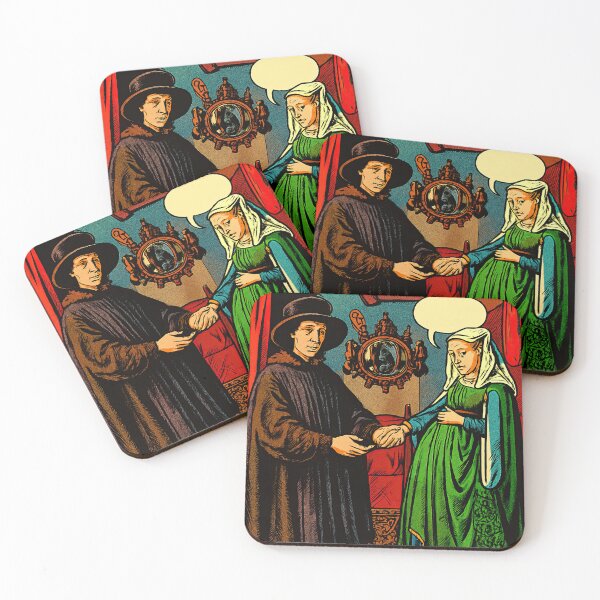 Item preview, Arnolfini Portrait | Comics style - Cartoon designed and sold by ComicsFactory.