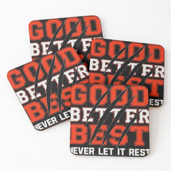 Artikelvorschau, Ben Johnson Gut Besser Am besten Retro Chicago Bears Typografie Grafik entworfen und verkauft von bullnizomona.