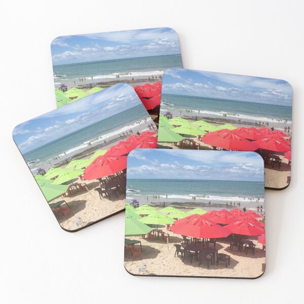 Item preview, A beach full of people and umbrellas 3 designed and sold by felipequeiroz.
