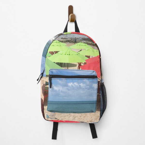 Item preview, A beach full of people and umbrellas 3 designed and sold by felipequeiroz.