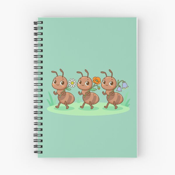Item preview, Cute Ant Friends – Floral Adventure Artwork designed and sold by Royalsticker.