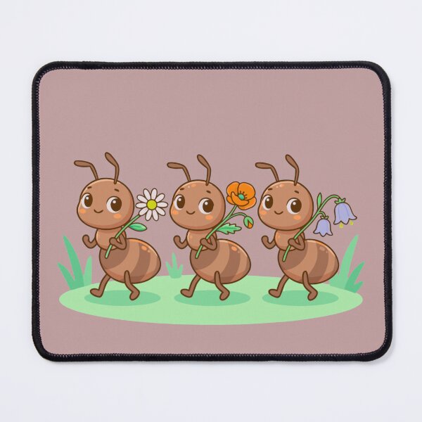 Item preview, Cute Ant Friends – Floral Adventure Artwork designed and sold by Royalsticker.