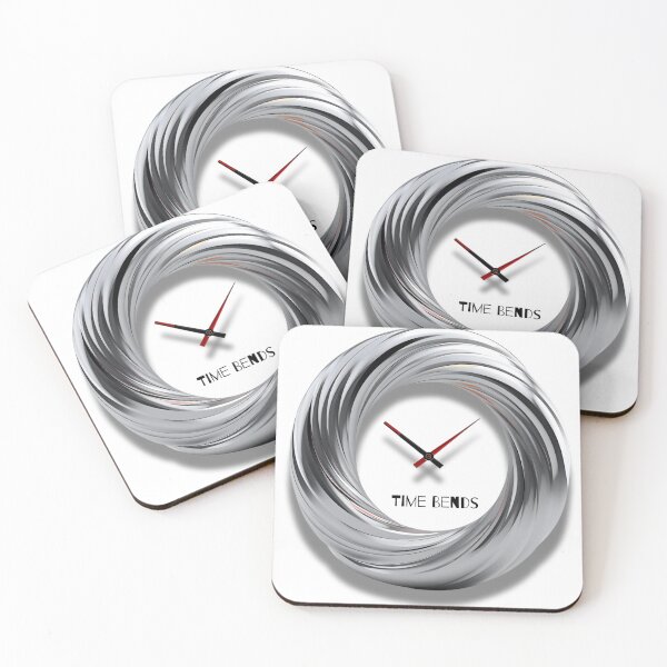 Item preview, Modern Mobius Strip Optical Illusion Wall Clock designed and sold by Skill_&_Stone.