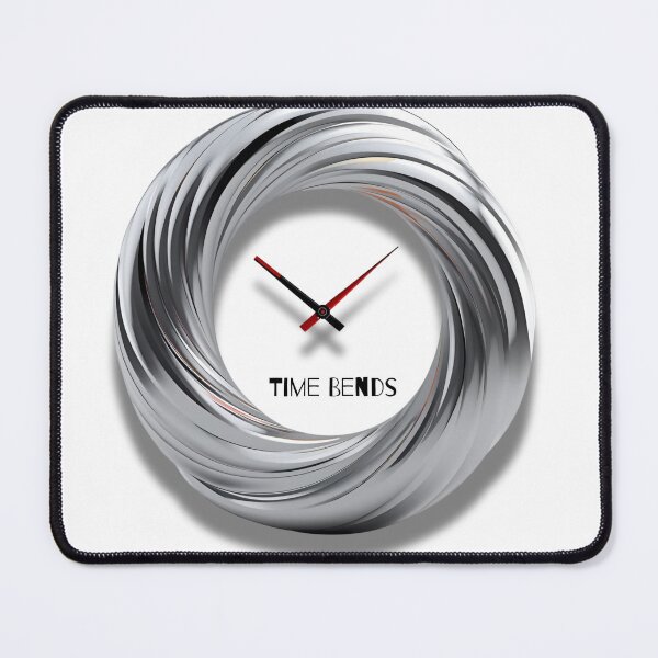 Item preview, Modern Mobius Strip Optical Illusion Wall Clock designed and sold by Skill_&_Stone.