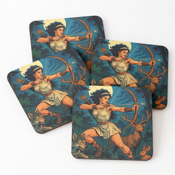 Item preview, Artemis, Greek goddess of hunt | Comics style - Cartoon designed and sold by ComicsFactory.