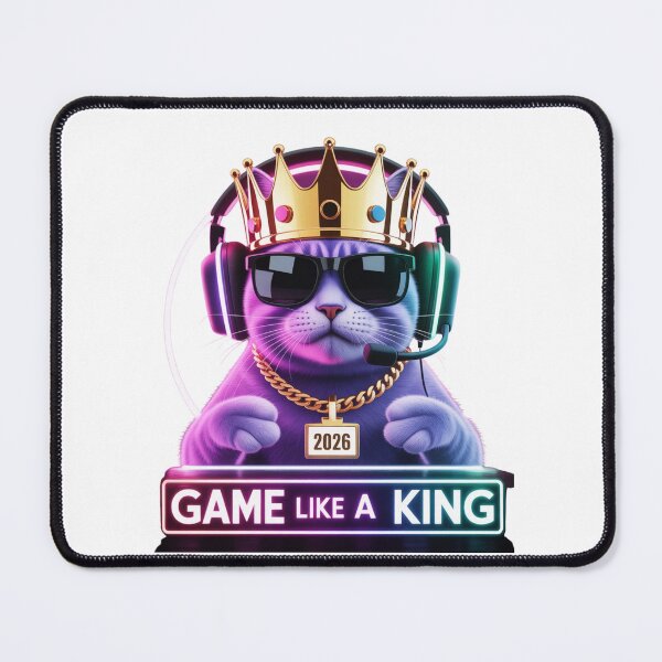 Item preview, Game Like a King Cat Artwork designed and sold by Pixostick.