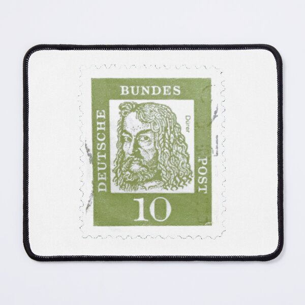 Item preview, Vintage Deutsche Bundes Albrecht Durer Green Postage Stamp designed and sold by red-amber65.