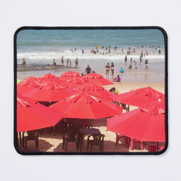 Item preview, A beach full of people and umbrellas 4 designed and sold by felipequeiroz.