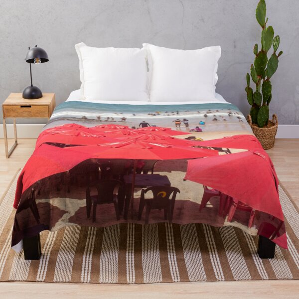 Item preview, A beach full of people and umbrellas 4 designed and sold by felipequeiroz.