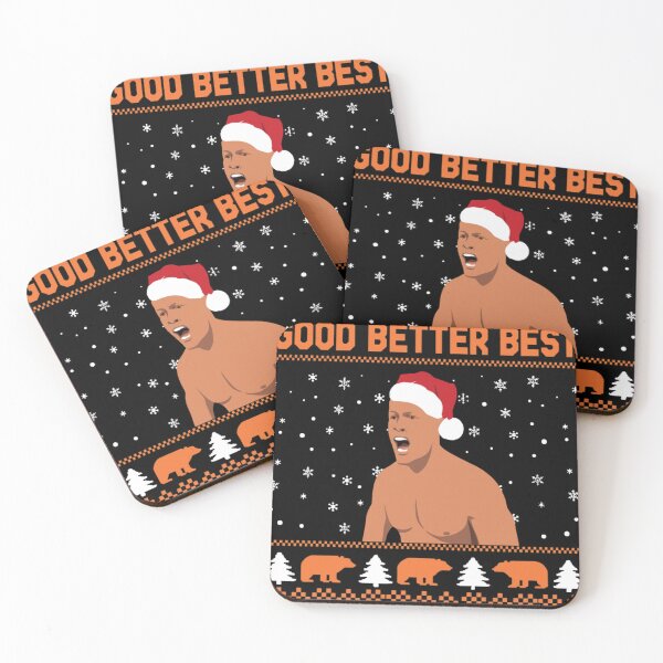 Artikelvorschau, Ben Johnson Good Better Best Christmas Chicago Football Retro Santa Edition entworfen und verkauft von WalSaue.