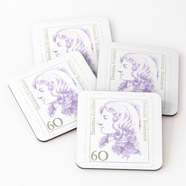 Item preview, Vintage Deutsche Dorothea Erxleben Postage Stamp designed and sold by red-amber65.