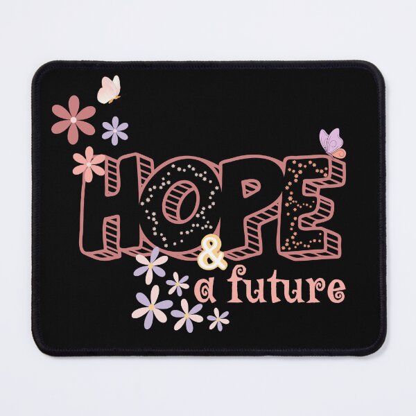 Item preview, Hope and a Future Happy Vibes | Daisies & Butterflies Positive Message  designed and sold by SunandShade.