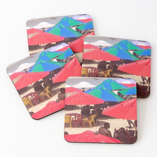 Item preview, A beach full of people and umbrellas 5 designed and sold by felipequeiroz.