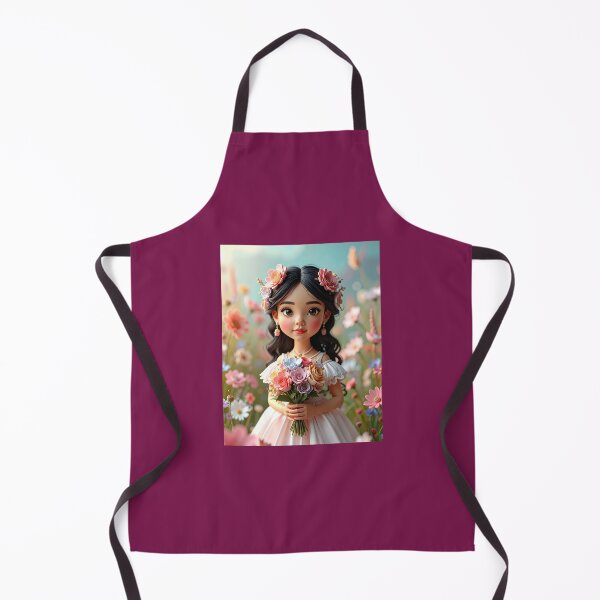 Item preview, Cute Little Girl with a lot of flowers made from quills designed and sold by ShipDrop.