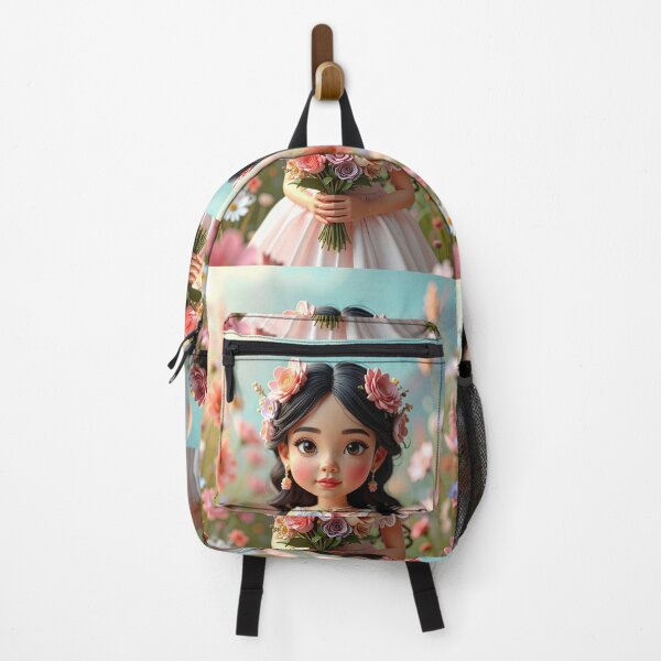 Item preview, Cute Little Girl with a lot of flowers made from quills  designed and sold by ShipDrop.