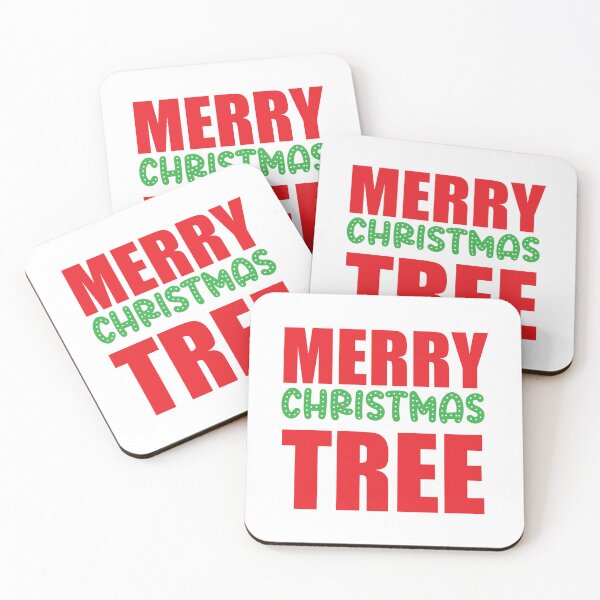 Item preview, Merry Christmas Tree - Festive Holiday Evergreen Slogan designed and sold by FuzionRaptor.
