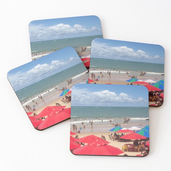 Item preview, A beach full of people and umbrellas 6 designed and sold by felipequeiroz.