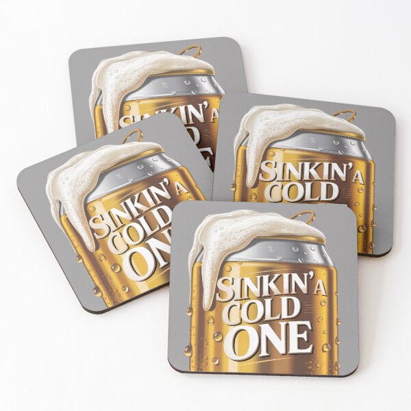 Item preview, Golden Brew Moment – Crackin’ One Open: – Sinkin’ Another Cold One Drinking T-Shirt designed and sold by Grang Art Artistic Designs.