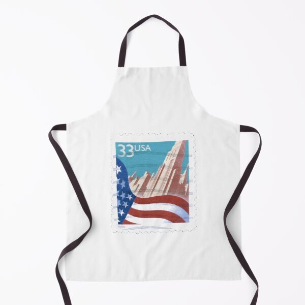 Item preview, American USA Flag Building Rare Postage Stamp designed and sold by red-amber65.