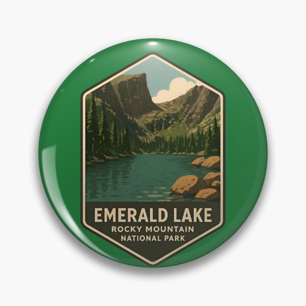 Item preview, Emerald Lake Rocky Mountain National Park designed and sold by Broken Antler Designs .