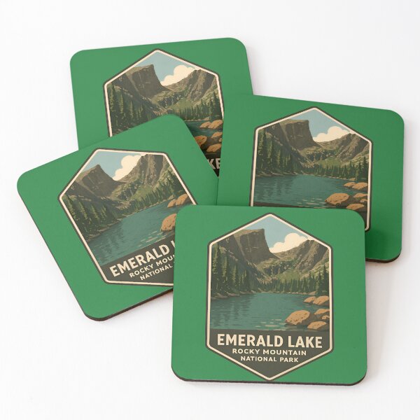 Item preview, Emerald Lake Rocky Mountain National Park designed and sold by Broken Antler Designs .