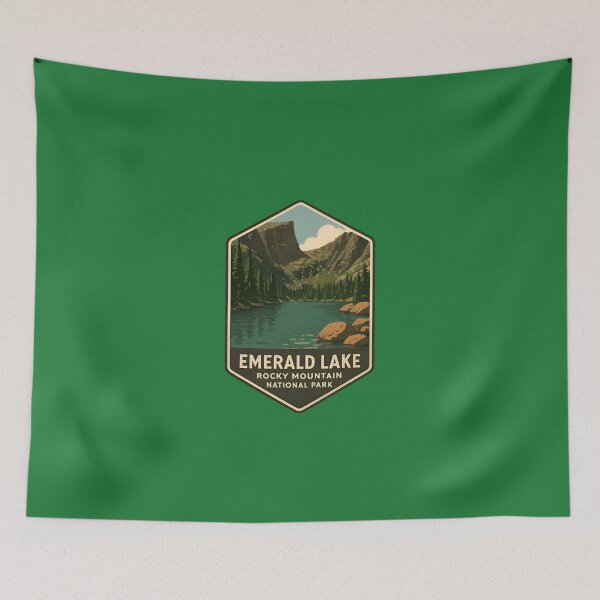 Item preview, Emerald Lake Rocky Mountain National Park designed and sold by Broken Antler Designs .