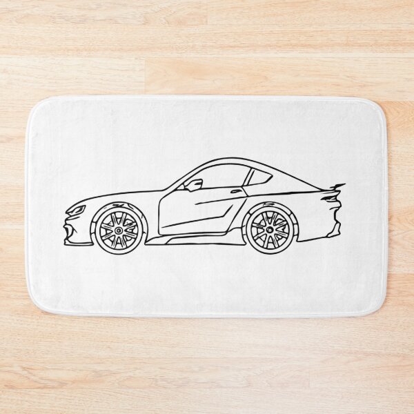 Item preview, Handmade Sports Car Line Art Illustration – Minimalist Automotive Sketch Design designed and sold by TorqueThread.
