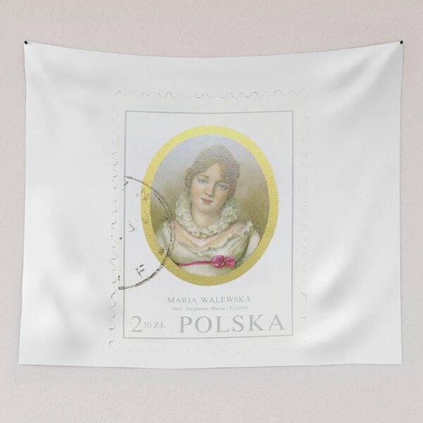 Item preview, Poland Polish Maria Walewska Vintage Postage Stamp designed and sold by red-amber65.