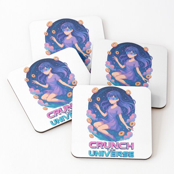 Item preview, Crunch the Universe – Cosmic Anime Girl designed and sold by THE JIZU SHOP.