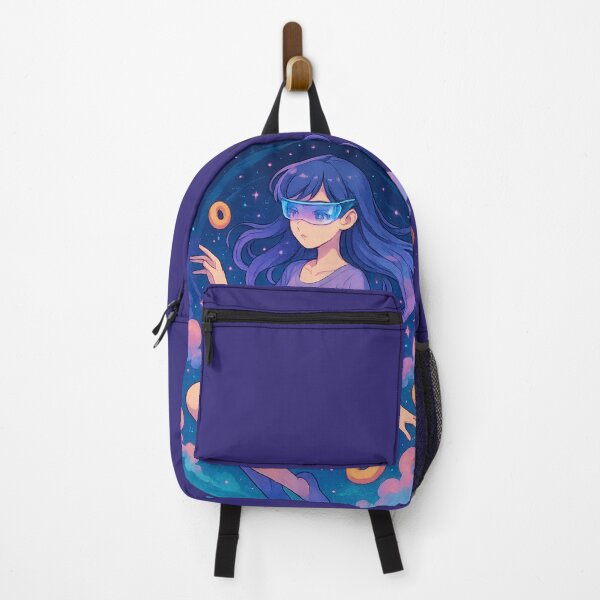 Item preview, Crunch the Universe – Cosmic Anime Girl designed and sold by THE JIZU SHOP.