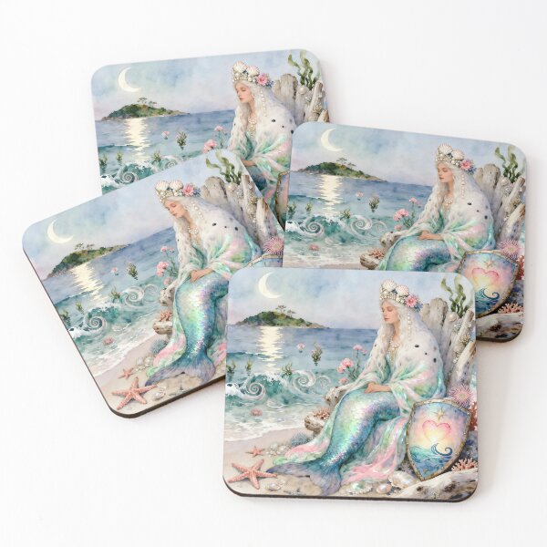 Item preview, The Selkie Empress: Ocean Abundance & Creative Flow. Sonia Sarkali Tarot designed and sold by SoniaSarkali.