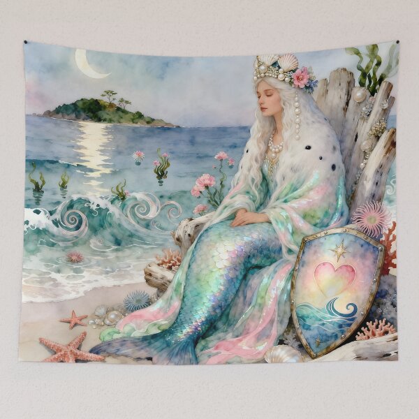 Item preview, The Selkie Empress: Ocean Abundance & Creative Flow. Sonia Sarkali Tarot designed and sold by SoniaSarkali.