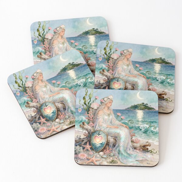 Item preview, The Selkie Empress: Ocean Abundance & Creative Flow. Sonia Sarkali Tarot designed and sold by SoniaSarkali.