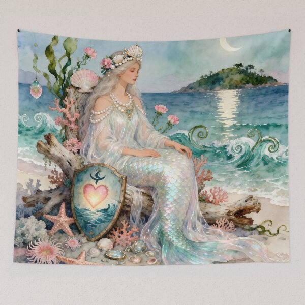 Item preview, The Selkie Empress: Ocean Abundance & Creative Flow. Sonia Sarkali Tarot designed and sold by SoniaSarkali.