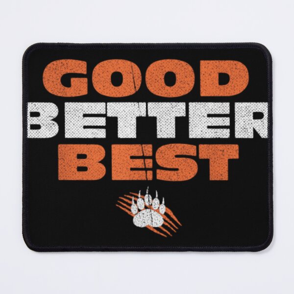 Item preview, Chicago Bears Good Better Best Minimal Block Text Retro Edition designed and sold by UlisesWrigh.