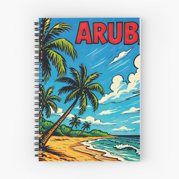 Item preview, Aruba landscape | Comics style - Cartoon designed and sold by ComicsFactory.