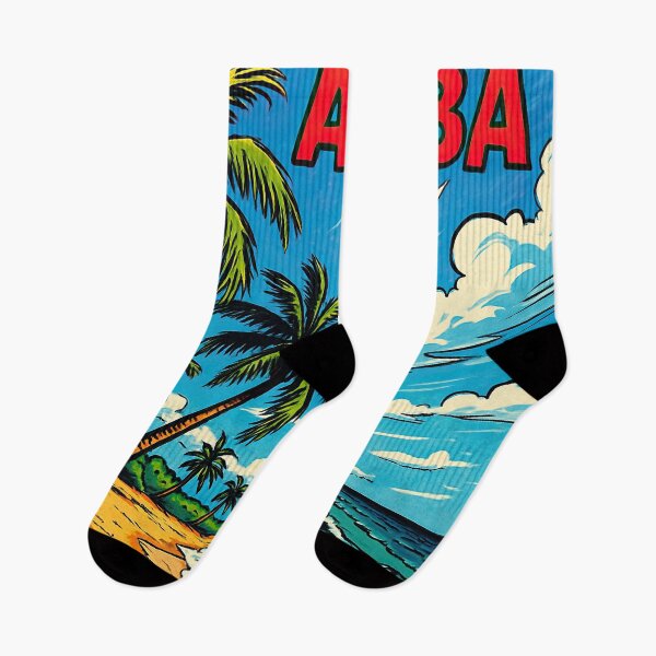 Item preview, Aruba landscape | Comics style - Cartoon designed and sold by ComicsFactory.