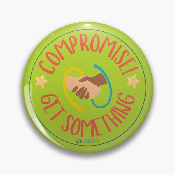 Item preview, Unstuck Sticker - Compromise! designed and sold by Unstuck and On Target!.