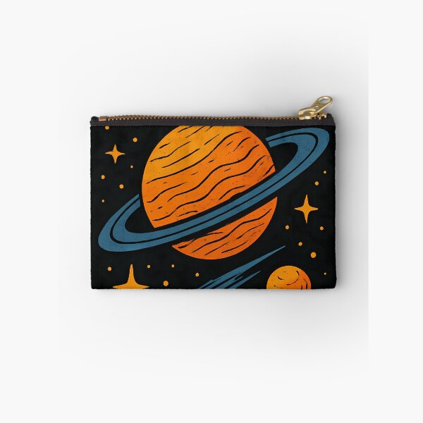 Item preview, Retro Pop Art Orange Planet Comet designed and sold by yPaladino432.
