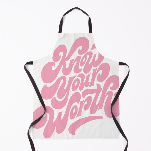 Item preview, Know Your Worth Retro Script Typography designed and sold by andry01.