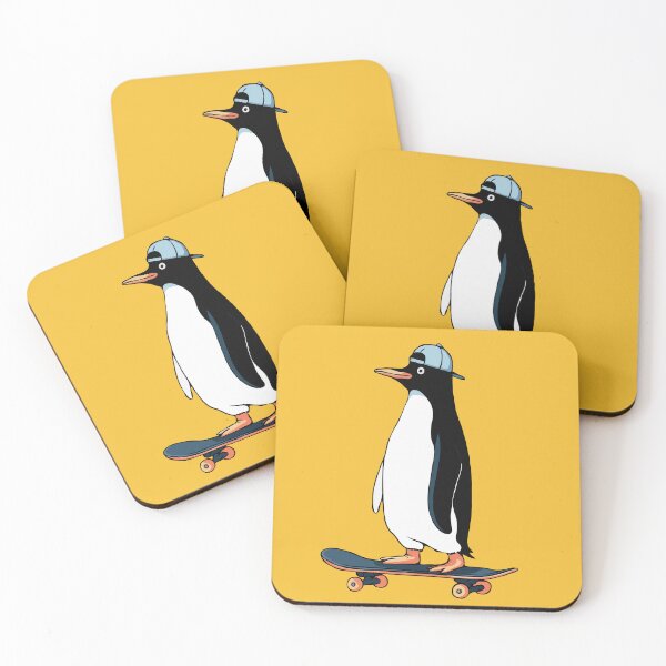 Item preview, Skateboarding Penguin designed and sold by Gkinoki.